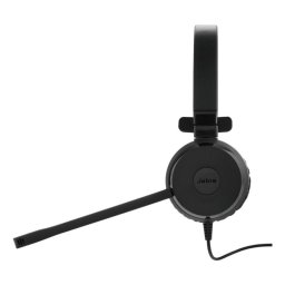 Auriculares Jabra con cable USB cancelación de ruido micrófono boom negro oficina