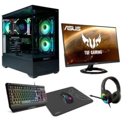 Epical-Q Pack Gaming Epic100 AMD Ryzen 5 8400F 32GB 1TB SSD RTX 5060 Monitor 24" Pack Gaming