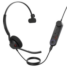 Auriculares Jabra Engage 50 II con cable USB-C para oficina/call center con cancelación de ruido negros
