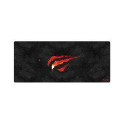 Alfombrilla gaming Havit HV-MP861 negro rojo diseño imagen sin reposamuñecas