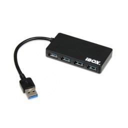 Hub iBox 4 puertos USB 3.2 Gen 1 5000 Mbit/s IUH3F56 Alimentación DC