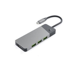 Hub Green Cell 7 puertos 5000 Mbit/s modelo HUBGC01 Power Delivery 85W HDMI y lector SD