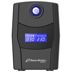 Sai PowerWalker 600VA Batería 12V 5 Minutos Display LCD USB AVR