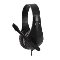 Auriculares Esperanza EH209K con cable, conectividad jack 3,5 mm, gaming, diadema, negros
