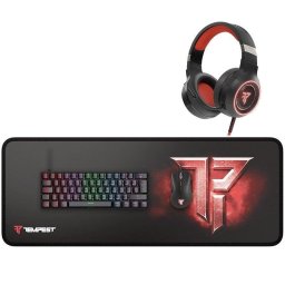 Tempest Oblivion Pro Pack Gaming Teclado Mecánico RGB + Auriculares + Ratón + Alfombrilla