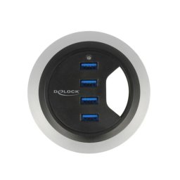 Hub DeLock 4 puertos 5000 Mbit/s modelo 62868 USB 3.2 Gen 1 sobremesa