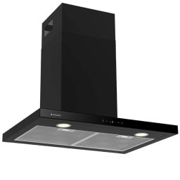 Campana extractora ASPES ACPT700AN Recirculación/Conducción 70cm cristal negro control táctil