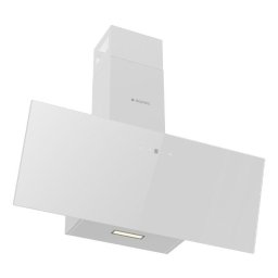 Campana extractora Aspes ACPD901AIN Doble tiro 90 cm cristal blanco con control táctil