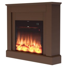 Chimenea Eléctrica MPC Camillo 1500W Suelo Mando a Distancia LED Realista