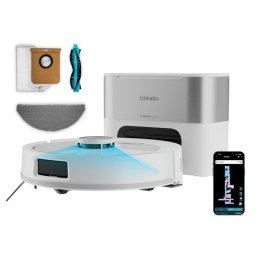 Robot Aspirador Cecotec Conga Y60 Pearl con Autovaciado Navegación Láser 13000 Pa