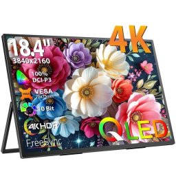 Monitor Uperfect 18,4" UltraHD 4K QLED 1000:1 portátil VESA antirreflejo