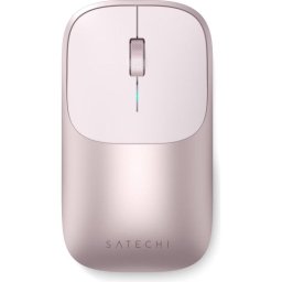 Ratón Satechi Slim EX Wireless Bluetooth 5.3 1200 DPI Rosa Blush Multisync