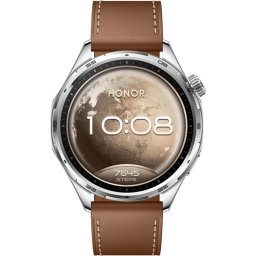 HONOR Watch 6 Bluetooth GPS NFC 46mm Acero Marrón Talla única