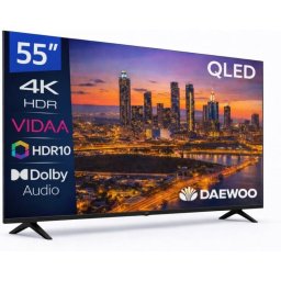 TV Daewoo QLED 55VB56QV 55" 4K UltraHD 60Hz Smart TV VIDAA HDR10 Dolby Audio