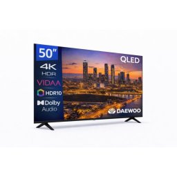 TV Daewoo QLED 50VB56QV 50" 4K UltraHD 60Hz Smart TV VIDAA HDR10 Dolby Audio
