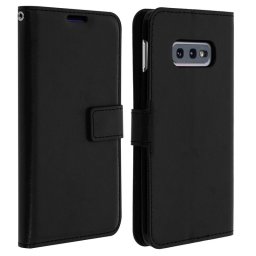 Avizar Funda Cartera Vintage Negra para Samsung Galaxy S10e