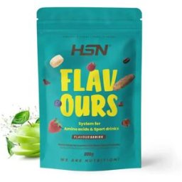 HSN Saborizante en polvo para aminoácidos y bebidas deportivas 200g manzana - Saborizantes - Polvo - 36 Servicios