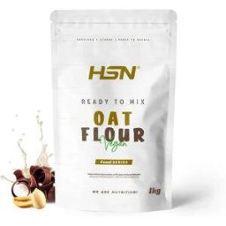 HSN Harina de avena instantánea 1kg chocolate y cacahuete - Harinas - Polvo - 20 Servicios