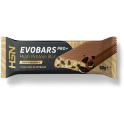 HSN Evobars pro+ protein bars 50g galletas y crema - Barritas de proteínas - Barritas - 1 Servicios