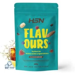 HSN Saborizante en polvo para aminoácidos y bebidas deportivas 200g té helado de limón - Saborizantes - Polvo - 36 Servicios
