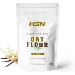 HSN Harina de avena instantánea 1kg vainilla - Harinas - Polvo - 20 Servicios
