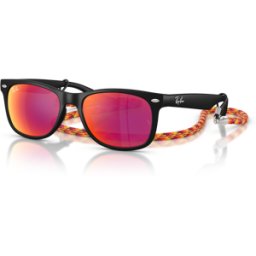 Rayban Gafas De Sol Ray-Ban Kids New Wayfarer Rj 9052s 70286q Goma Negra