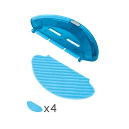 Depósito + 4 Mopas Robot Aspirador Rowenta X-Plorer y Otros Modelos