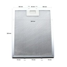 Filtro Metalico Campana Extractora Teka DM90 40472918