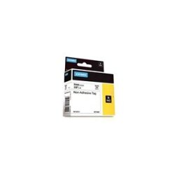 Dymo S0718360 / 18112 IND Rhino cinta no adhesiva negro sobre blanco 9 mm