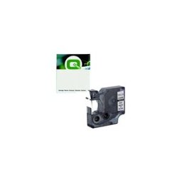 Q-Nomic 1805435 IND Rhino cinta vinilo blanco sobre negro 12mm