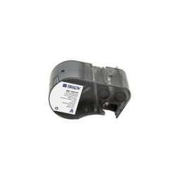 Brady M5C-1500-427 cinta de vinilo laminado negro sobre blanco/transparente 38,1 mm x 7,62 m x 12,7 mm