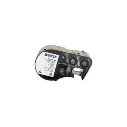 Brady M4C-318-498 etiquetas de tela vinílica negro sobre blanco 8,08 mm x 4,88 m