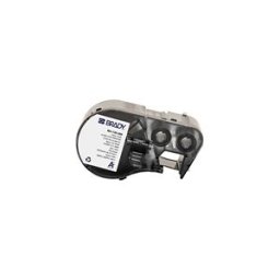 Brady M4-130-499 etiquetas de tejido de nailon negro sobre blanco 20,96 mm x 9,53 mm