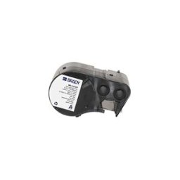 Brady M5-115-427 etiquetas de vinilo laminado negro sobre blanco/transparente 31,75 mm x 38,1 mm x 12,7 mm
