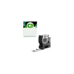 Q-Nomic 1734523 (S0773830) IND Rhino cinta poliéster negro sobre blanco 24mm