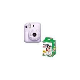 Fujifilm instax mini 12 Lila Pack cámara + Papel foto