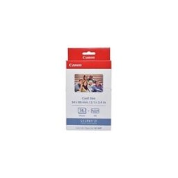 Canon KC-36IP Cartucho de Tinta + Papel Fotográfico Tarjeta 86x54mm (36u.)