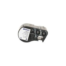 Brady M4-91-427 etiquetas de vinilo laminado negro sobre blanco/transparente 25,4 mm x 38,1 mm x 12,7 mm