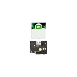 Q-Nomic TZe-FX261 cinta flexible negro sobre blanco 36 mm