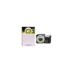 Q-Nomic Casio XR-18BKS cinta plateada sobre negra de 18 mm
