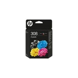Multipack HP 308 cartucho de tinta negro + color (original)
