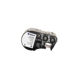 Brady M4C-500-461 etiquetas de poliéster laminado negro sobre blanco 12,7 mm x 7,62 m