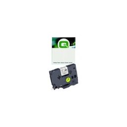 Q-Nomic HSe-221 Cinta termoretráctil negro sobre blanco 9 mm