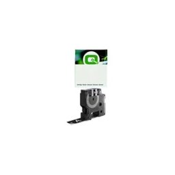 Q-Nomic 1805436 IND Rhino cinta vinilo blanco sobre negro 19 mm