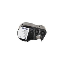 Brady M5-118-499 etiquetas de tejido de nylon negro sobre blanco 25,4 mm x 9,53 mm