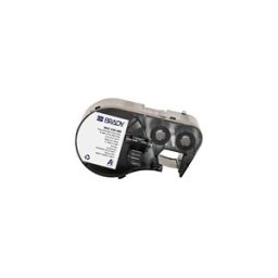 Brady M4C-240-498 etiquetas de tela vinílica negro sobre blanco 6,1 mm x 4,88 m