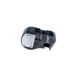 Brady M4-49-595 etiquetas de vinilo negro sobre blanco 25,40 mm x 25,40 mm