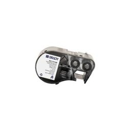 Brady M4C-375-498 etiquetas de tela vinílica negro sobre blanco 9,53 mm x 6,1 m