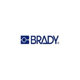 Brady M5-31-595 etiquetas de vinilo negro sobre blanco 38,10 mm x 25,40 mm