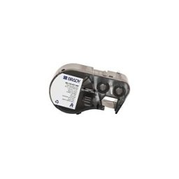Brady M4-135-427-AW etiquetas de vinilo laminado negro sobre blanco 27,94 mm x 6,35 mm